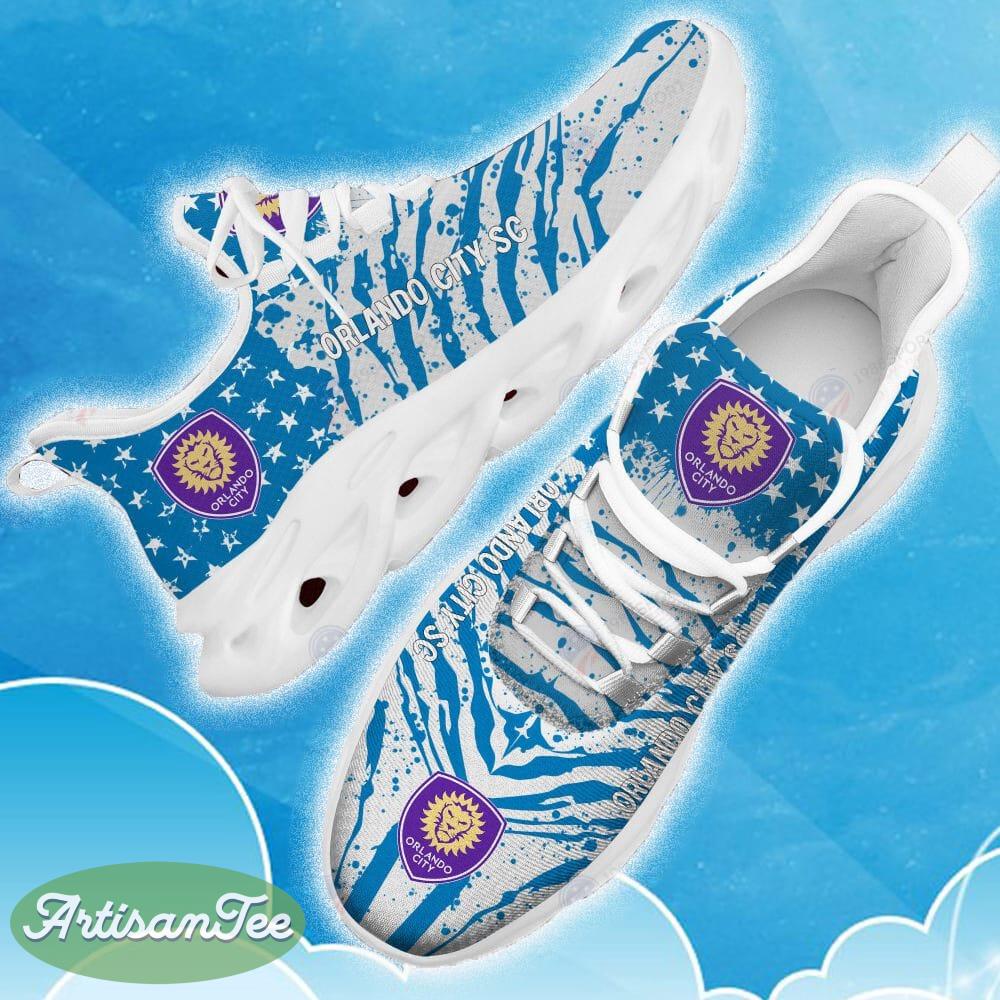 Orlando City SC Blue New Chunky Shoes Camo Logo Printed For Men And Women Gift Fans Max Soul Sneakers - Orlando City SC Clunky Sneakers Photo 17