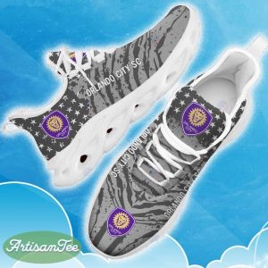 Orlando City SC Grey New Chunky Shoes Camo Logo Printed For Men And Women Gift Fans Max Soul Sneakers - Orlando City SC Clunky Sneakers Photo 13