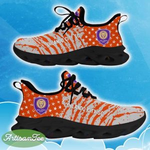 Orlando City SC Orange New Chunky Shoes Camo Logo Printed For Men And Women Gift Fans Max Soul Sneakers - Orlando City SC Clunky Sneakers Photo 8