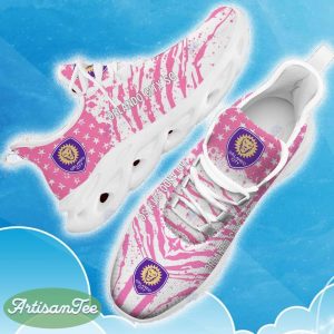 Orlando City SC Pink New Chunky Shoes Camo Logo Printed For Men And Women Gift Fans Max Soul Sneakers - Orlando City SC Clunky Sneakers Photo 20