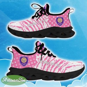Orlando City SC Pink New Chunky Shoes Camo Logo Printed For Men And Women Gift Fans Max Soul Sneakers - Orlando City SC Clunky Sneakers Photo 10