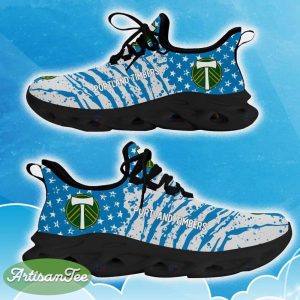 Portland Timbers Blue New Chunky Shoes Camo Logo Printed For Men And Women Gift Fans Max Soul Sneakers - Portland Timbers Clunky Sneakers Photo 7